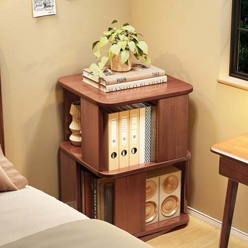 Estantería giratoria de 360°: la librería de madera ideal para espacios pequeños 2