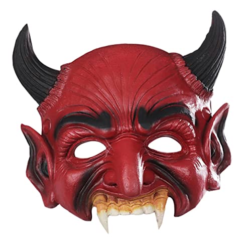 NOLITOY Masque Halloween Effrayant Pour Fête Costumée Carnaval Masque Facial De Terreur Accessoire De Déguisement