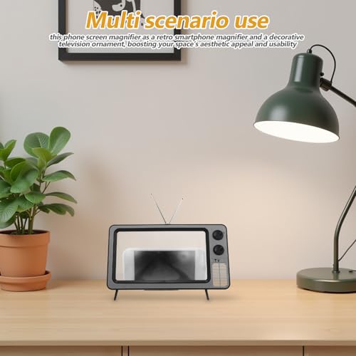 Lupa de pantalla Mobestech gris de estilo TV retro plegable para smartphones 5