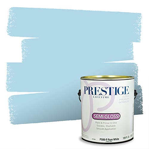 Comparison: Best Blue For Kitchen Cabinets Sherwin Williams 4 PRESTIGE Paints Interior Paint and Primer In One, 1-Gallon, Semi-Gloss, Comparable Match of Sherwin Williams* Blue Refrain*