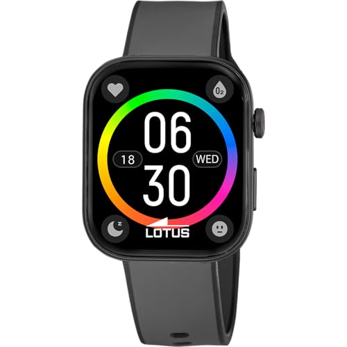 Montre connectée Lotus avec commande vocale IA et suivi cardiaque