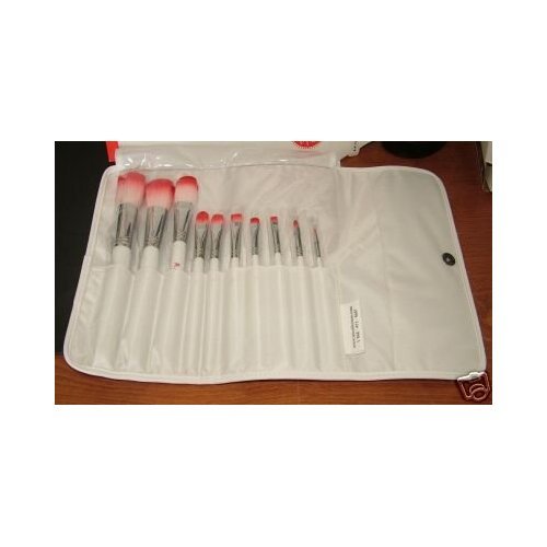 Micabeauty Deluxe Brush Set, Red pink, 453 Gram