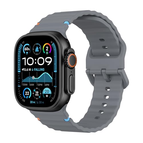 Ya en manzanajugosa.com: Astorgos Reloj Deportivo Correa Compatible con Apple Watch Ultra 3/2/1 49mm,S11/S10 46mm,9/8/7 45mm,SE3/SE2/SE/6/5/4 44mm,3/2/1 42mm, Correa de Silicona Suave Transpirable,GrEspcial