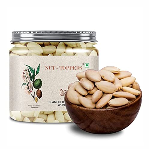 Nut Toppers Blanched Almonds Whole 250g| Peeled Almonds, Without Skin Almonds | (B0BDRWMGS9) Amazon Price History, Amazon Price Tracker