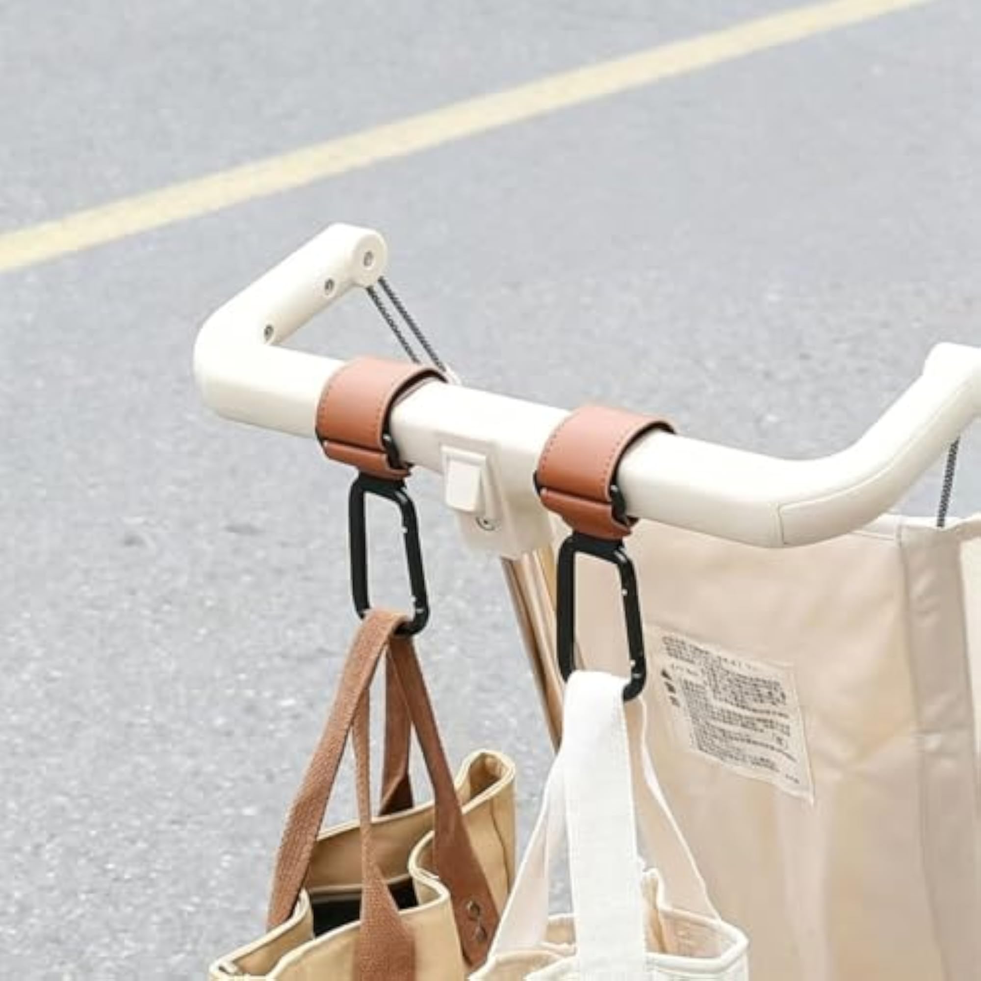 Stroller Hooks, 2Pcs Carabiner Hook for Pram