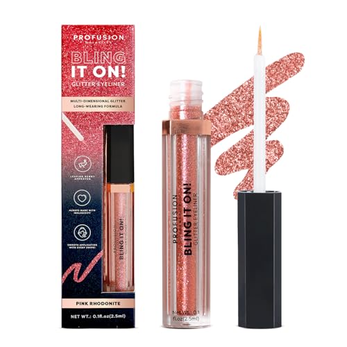 Profusion Cosmetics Bling It On Glitter Eyeliner - Pink Rhodonite (2.3ml)