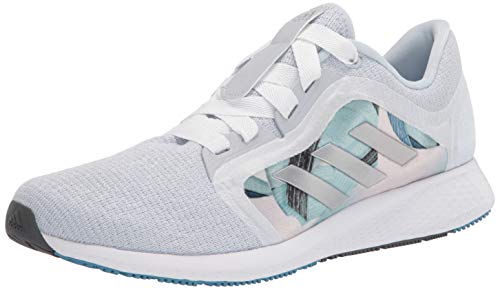 adidas womens Edge Lux 4 Running Shoe, Silver Metallic/White/Grey, 8 US