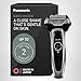 Panasonic ARC5 Electric Razor for Men with Pop-Up Trimmer, Wet/Dry 5-Blade Electric Shaver with Intelligent Shave Sensor and Multi-Flex Pivoting Head – ES-LV65-S (Silver)