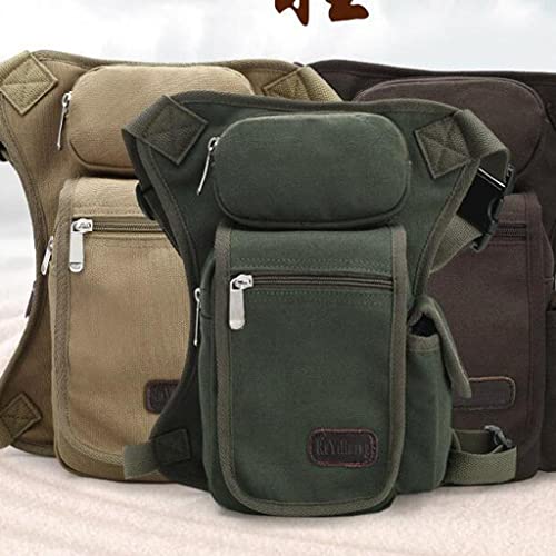 misppro Canvas Waist Multi Pack with Leg Strap Hunting Travel Hip Bag3