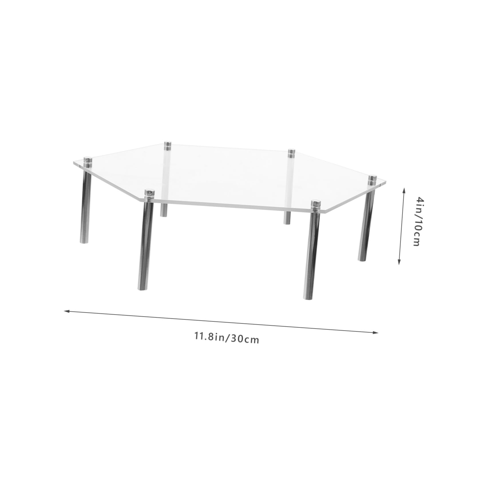 FUNOMOCYA Acrylic Cake Pedestal Wedding Cupcake Stand Display Rack Easy Assembly