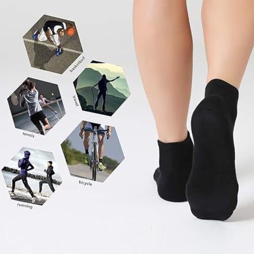 Big Size Men's Socks Simple Breathable Casual Running Mid-Calf Socks (Size 6-11) 3 Pairs2