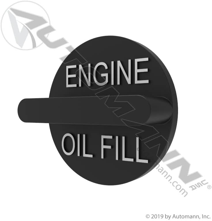 Engine Oil Fill Cap Compatible With Kenworth T400,T600,T440,T800,T2000,W900 Compatible With Peterbuilt 335,337,340,348,357,365,377,379,384,387 Compatible With 4962608CUM