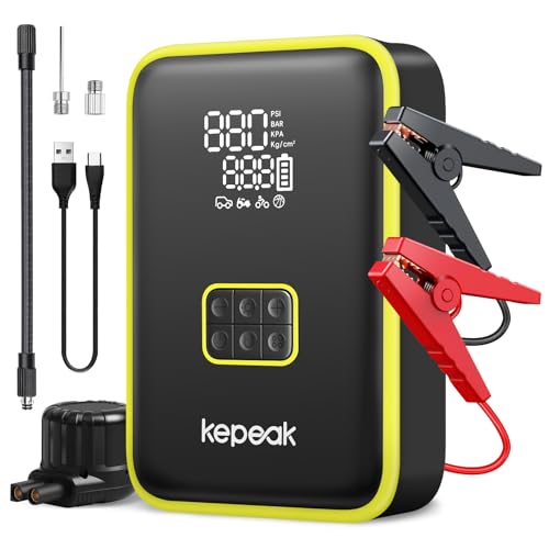 KEPEAK Car Jump Starter with Air Compressor