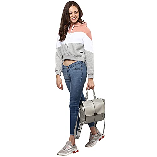 Image of Campus Sutra Cotton Women Crew Neck Sweatshirt