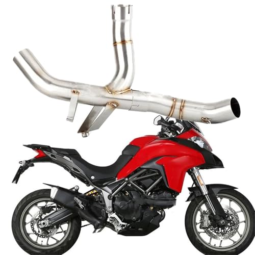 Tuyau d'échappement en acier pour Ducati Multistrada 950 S
