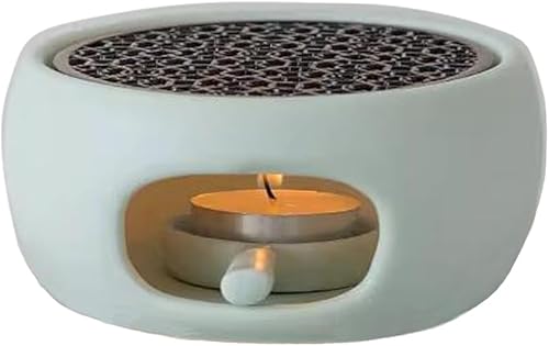 Calentador de tetera verde aguamarina, calentador de té para tetera de vidrio, tetera de hierro fundido de acero inoxidable, tetera de cerámica,