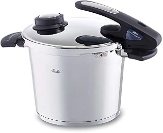 Fissler vitavit edition design Pressure Cooker 630-303-06-070/0, 6 Litres, 22 cm, Made Of Stainless Steel For All Stove Types