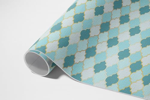 Tapis en vinyle de cuisine rectangulaire lavable pour simplifier le ménage - 6