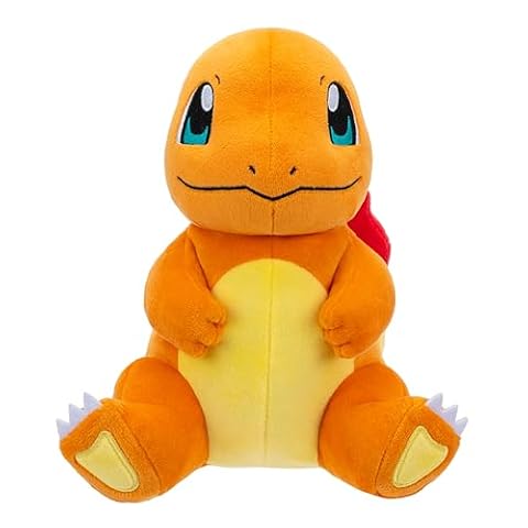 Pokémon Plush 20 cm Charmander PKW3659 - Orange - Official Pokemon stuffed toy for children 2+