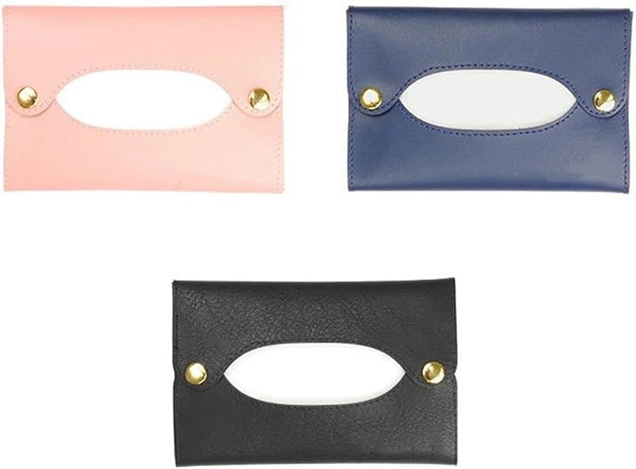 LOYELEY ティッシュケース ティッシュポーチ ポケットティッシュケース ポケットティッシュカバー 北欧デザイン おしゃれ かわいい PUレザー 軽量 持ち運び便利 (ピンク)