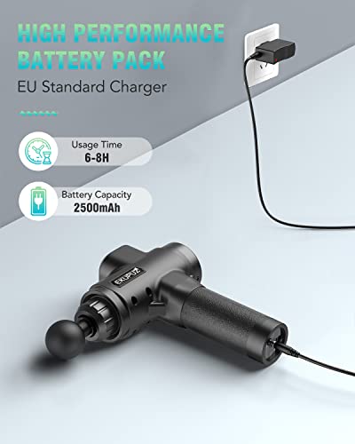 Pistola-de-Masaje-Muscular-Pistola-Masaje-Masajeadora-Muscular-EKUPUZ-de-Tejido-Profundo-con-30-Niveles-Ajustables-6-Cabezales-de-Masaje-y-Pantalla-LCD-para-Relajacion-Recuperacion-Fatiga Pistola-de-Masaje-Muscular-Pistola-Masaje-Masajeadora-Muscular-EKUPUZ-de-Tejido-Profundo-con-30-Niveles-Ajustables-6-Cabezales-de-Masaje-y-Pantalla-LCD-para-Relajacion-Recuperacion-Fatiga