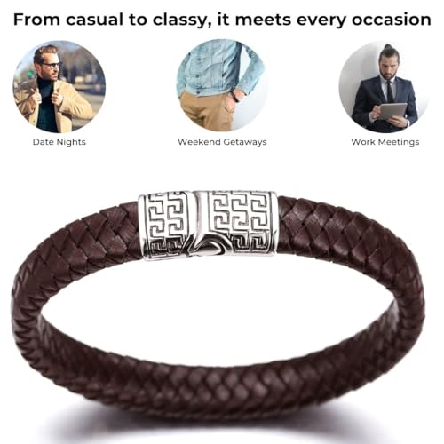 HALUKAKAH ● Solo ● Bracciale Uomo in Vera Pelle