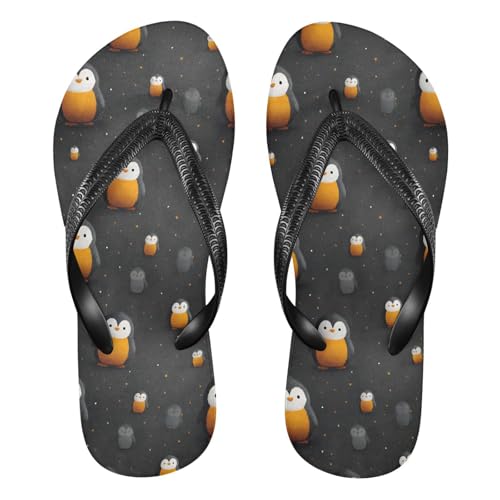 Flip Flop Sandals Lovely Penguin Print for Women Men Beach Outdoor XS - Main Image