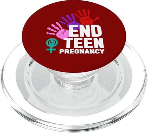 PopGrip para MagSafe de Prevención del Embarazo Adolescente con base magnética desmontable End Teen