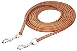 Weaver Leather Leather Draw Reins, Russet, 3/8