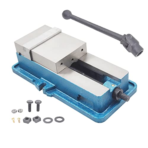 YyDDs 3 Inch Heavy Duty Milling Machine Vise, Ductile Iron Precision Lock Down Vise, Precision Mill Vise Without Base Fit for Finishing Milling Machines, Drilling Machines, and Precision Parts
