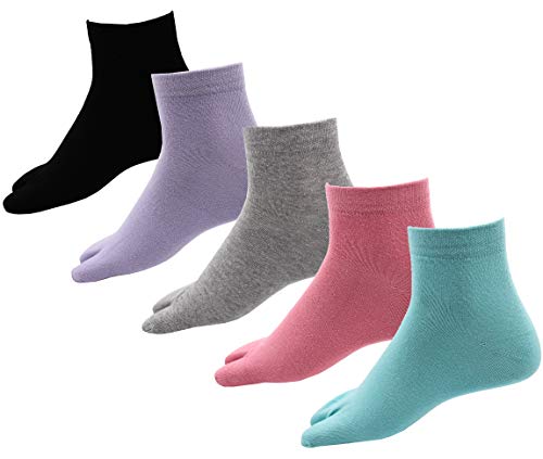 RC. ROYAL CLASS Women's Solid Plain Cotton Ankle Thumb Multicolor...