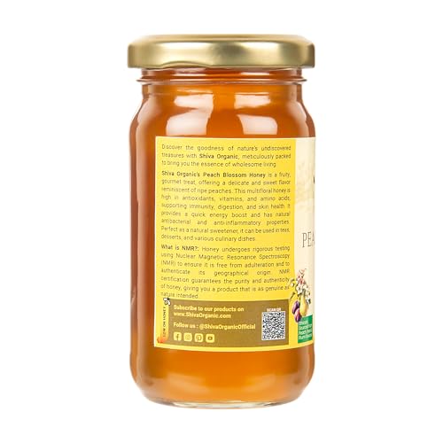 Shiva Organic Peach Blossom Honey – Pure, Raw & Unfiltered (250g) - Image 6