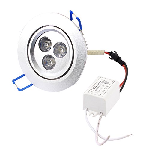 Ruilogod 100-110LM 3W Ceiling Downlight Recessed Spotlight Bulb Warm White (id: 822 dd1 995 94b c5e