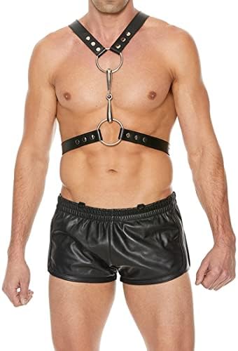 Shots Leder Band-UOM007BLK Leder Band Black One Size