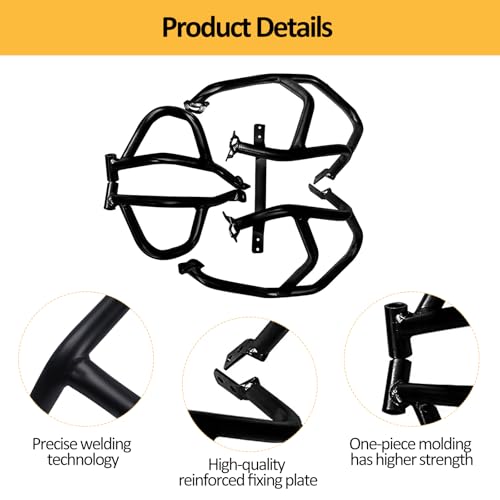 XUYUZDQ Engine Guard Crash Bars for CFMOTO Adventura 650 650MT 650 MT MT650, Motorcycle Body Frame Bumper Engine Guards Highway Crash Bars Gas Tank Protectors CFMOTO MT650 Adventura 650 Accessories