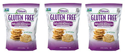 Milton’s Gluten Free Crackers (Multi-Grain). Multi-Grain Gluten-Free Baked Crackers (Pack Of 3, 4.5 Oz). #TOP10