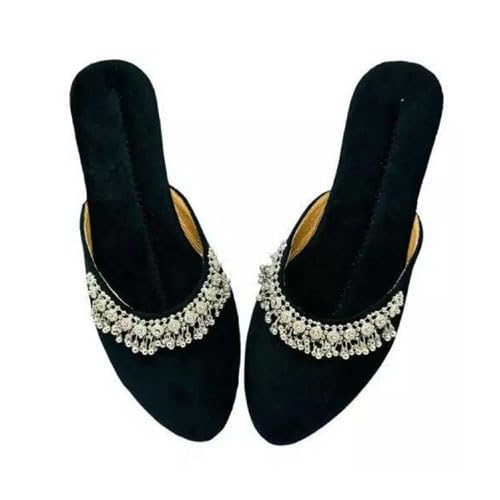 See full amazon price history chart for Madhuri Embroidered Clogs for Women, Ethnic Flat Slipper, (Black, 9) Madhuri Embroidered Clogs for Women, Ethnic Flat Slipper, (Black, 9) (B0D6GFCKX2) Amazon Price History, Amazon Price Tracker
