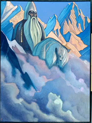 Tableau Sviatogor Nicholas Roerich affiche impression d'art image sur toile 60x90cm
