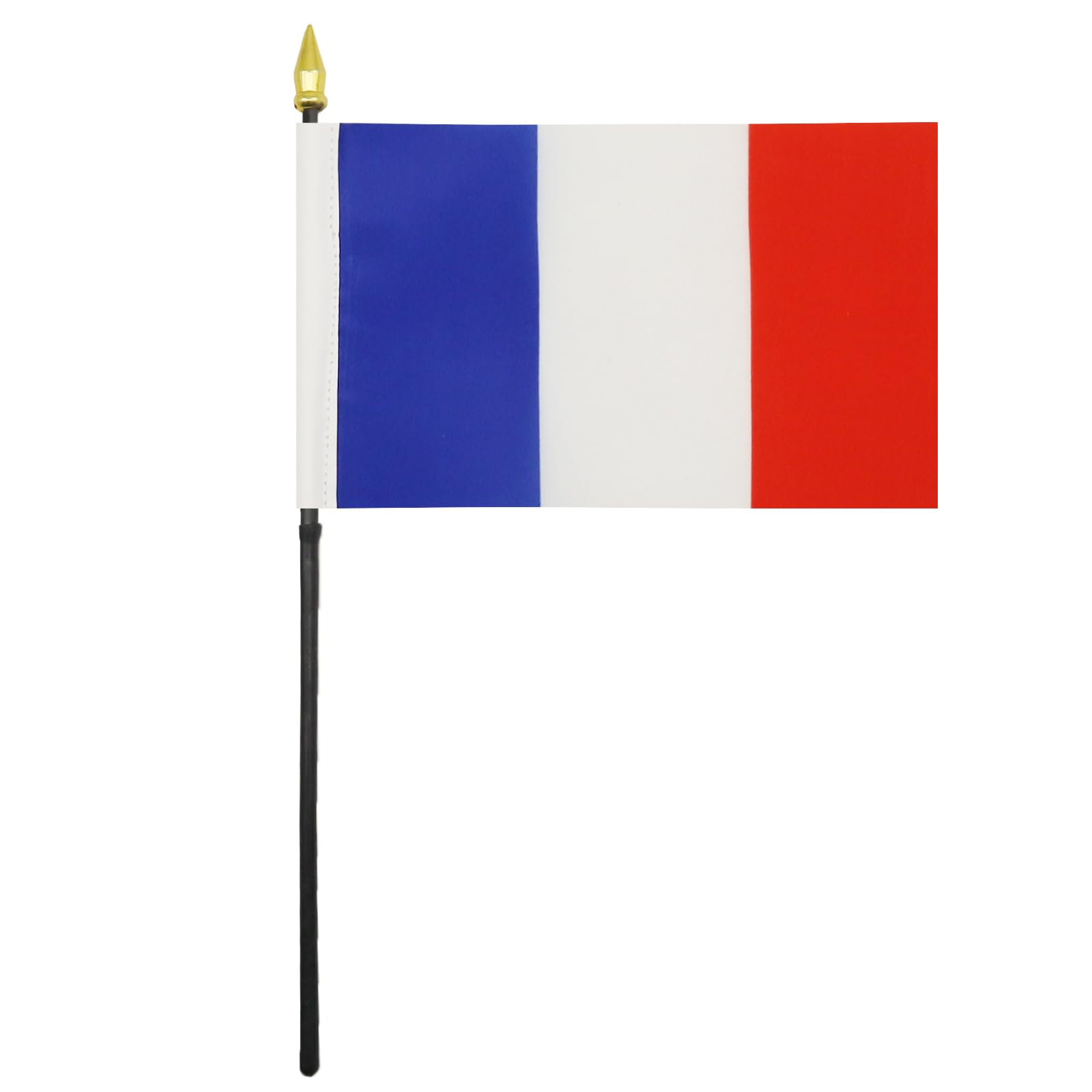 AZ FLAG Bandiera da Tavolo Francia 15x10cm Punta Dorata - Bandierina Francese