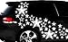 HR-WERBEDESIGN 93-teiliges Sterne Star Auto Aufkleber Set Sticker Tuning WANDTATTOO Blumen xxxm