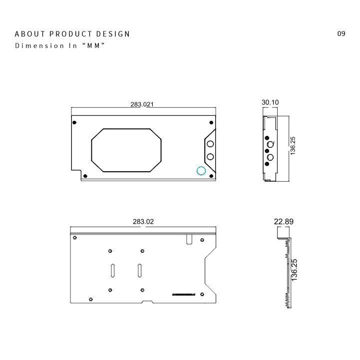 Image of Copper GPU Water Cooling Block GPU Waterblock for Asus Rog Astral GeForce RTX 5090 O32G Gaming, for Asus Rog Astral LC RTX 5090 D O32G Gaming