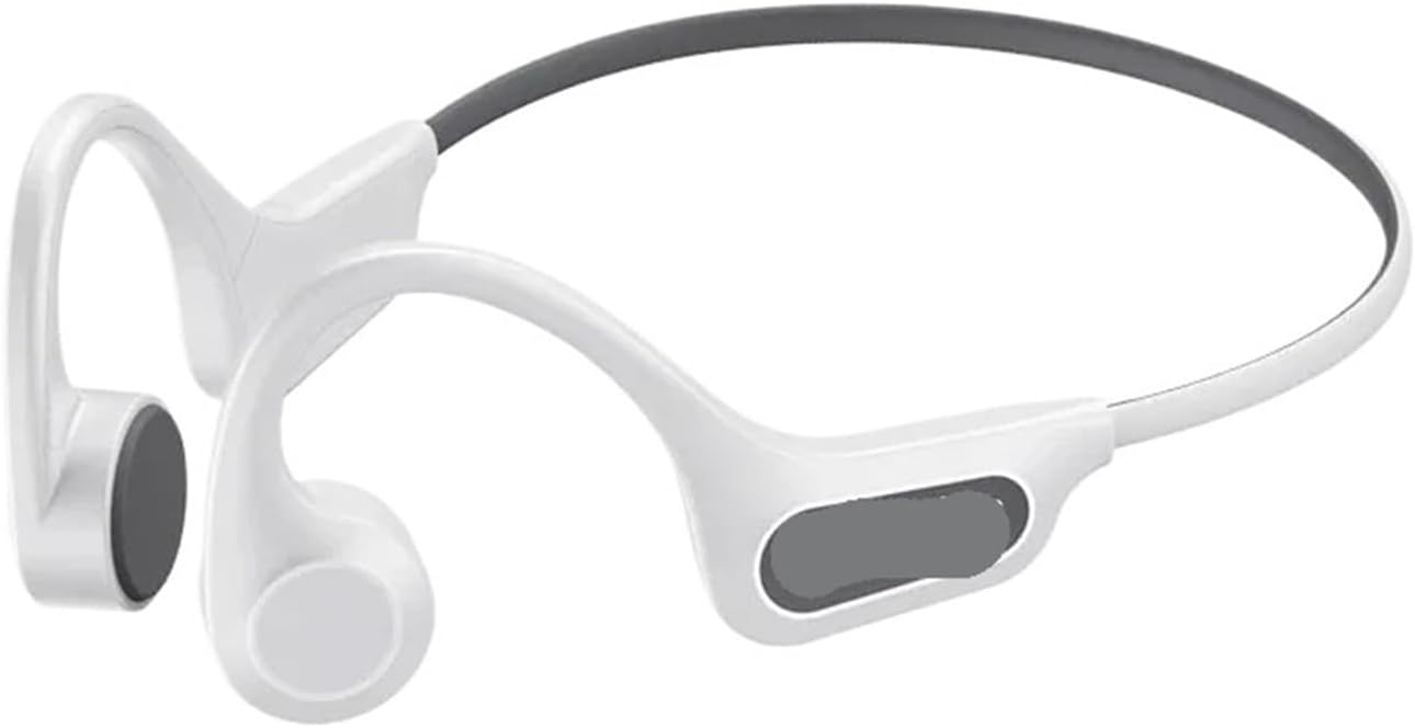 Compatible for Lenovo X3 Pro TWS Wireless Bone Conduction Earphone Driving Cycling Earbuds Music Sports Headset for Running(X3 Pro White)