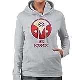 Mercancía oficial Volkswagen Be Iconic Type 2 Camper Logo Women\'s Hooded Sweatshirt