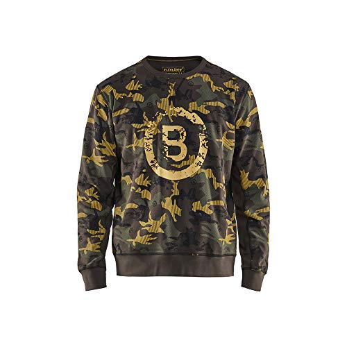 Sudadera Blaklader verde oliva oscuro con aislamiento térmico y resistencia en talla XXL