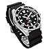Casio MDV-106 Series Men's Watch, Diver Watch, Overseas Model, Black x Silver MDV-106-1AV, 1個, Waterproof
