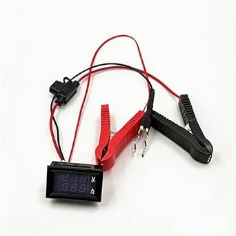 Parasitic Battery Drain Tester, Car Battery Leakage Detector with Fuse Adapter, Safe No-Disconnect Current Leak Finder Diagnostic Tool for Vehicles, Trucks & SUVs