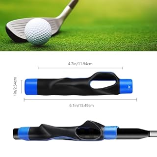 Golf Grip Trainer – Correct Hand Placement Training Aid to Improve Swing Consistency & Muscle Memory, Easy-On Golf Practice Tool # Grey