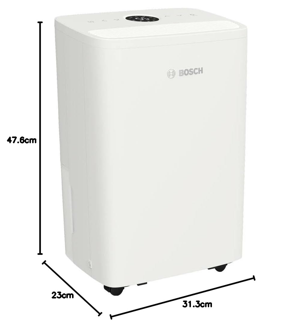 Bosch Dry 1000 - Osuszacz powietrza - łatwy. Wydajny. Cichy. Do domu i sypialni - Do Powierzchni do 17 m² - Szybkie suszenie prania