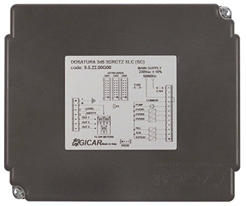 GICAR 3d5 Dosierelektronik für Kaffeemaschine BFC ssica-2-3-4gr, Grandoge-2-3gr, Antea-2gr 3-gruppig 50/60Hz DPG 96 C 230V AC AC