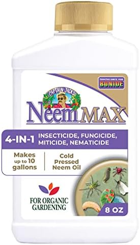 Bonide Captain Jack's Neem Max, 8 oz Concentrated Cold Pressed Neem Oil